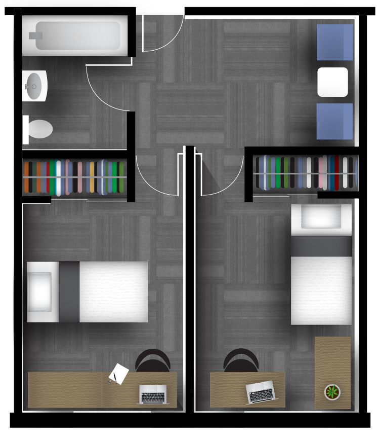 PIT Paired floor plan